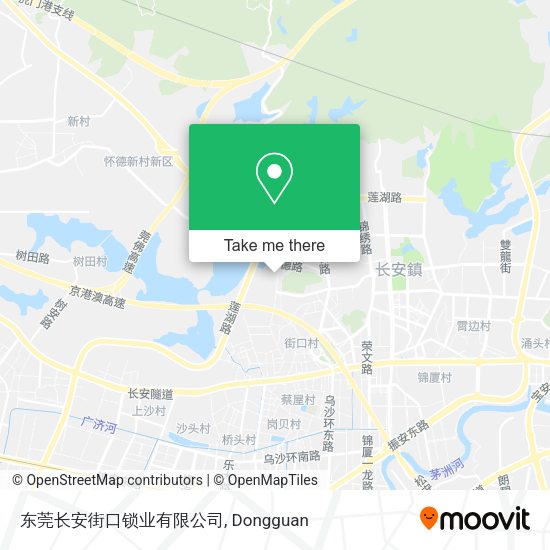 东莞长安街口锁业有限公司 map