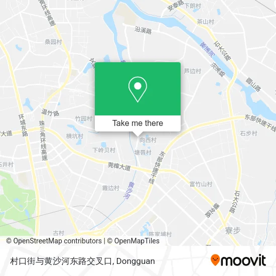 村口街与黄沙河东路交叉口 map