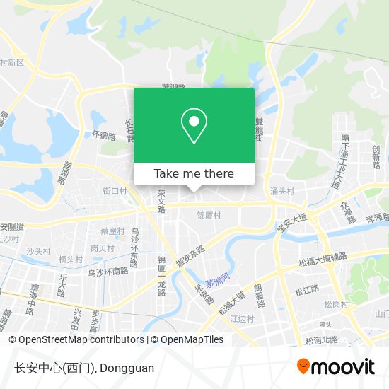 长安中心(西门) map