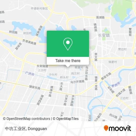 中坊工业区 map
