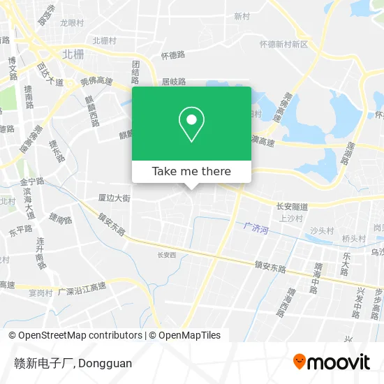 赣新电子厂 map
