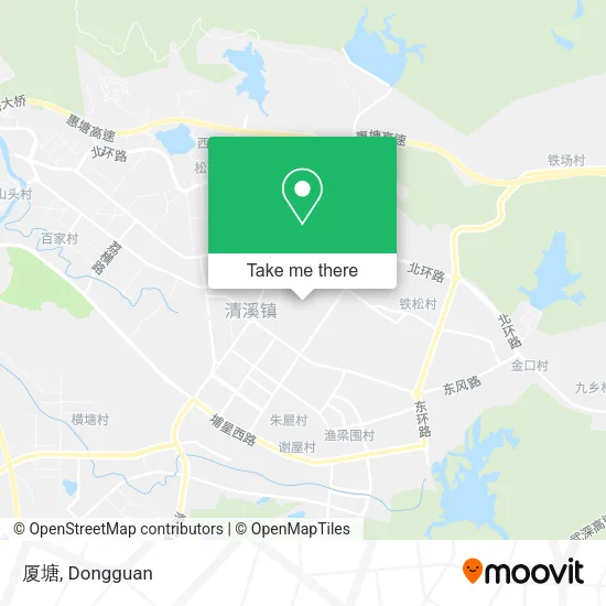 厦塘 map