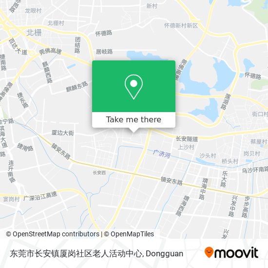 东莞市长安镇厦岗社区老人活动中心 map