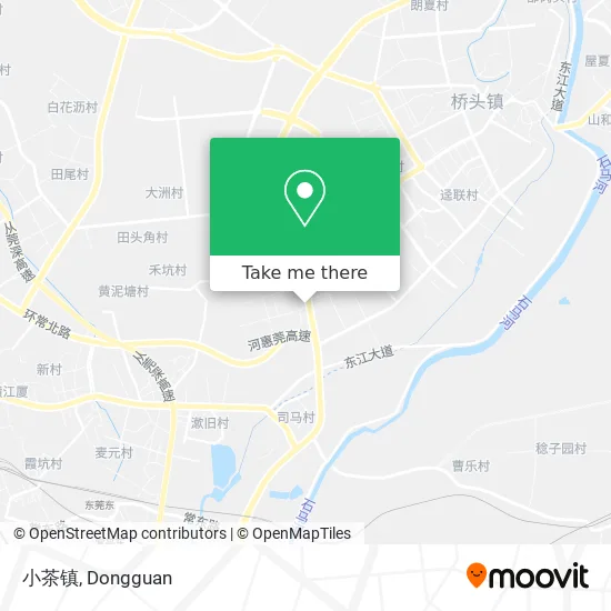小茶镇 map