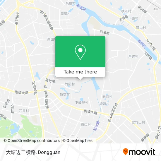 大塘边二横路 map