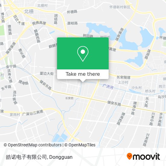 皓诺电子有限公司 map