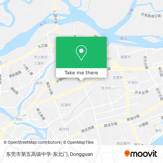 东莞市第五高级中学-东北门 map
