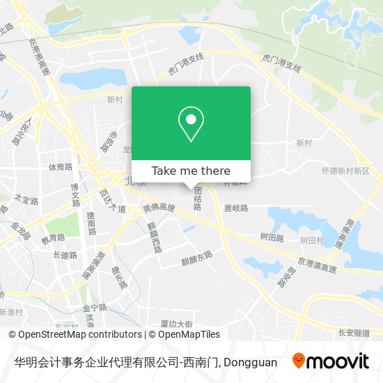 华明会计事务企业代理有限公司-西南门 map