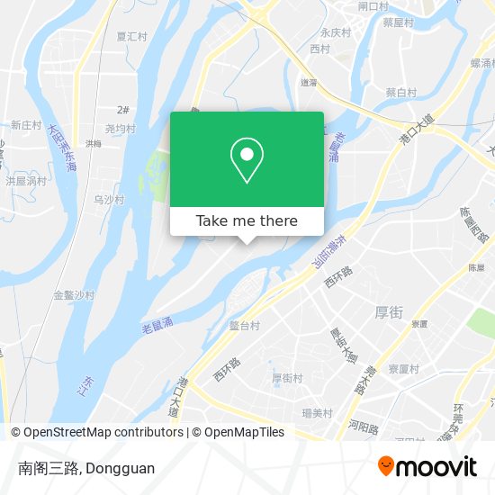 南阁三路 map