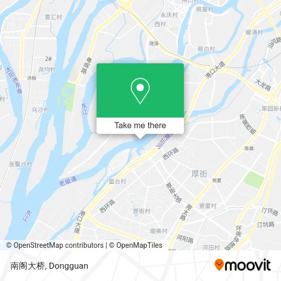 南阁大桥 map