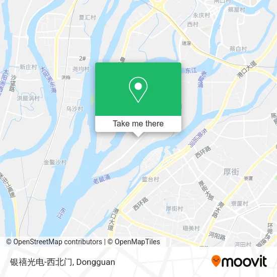 银禧光电-西北门 map