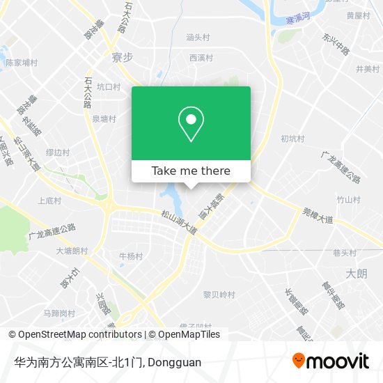华为南方公寓南区-北1门 map