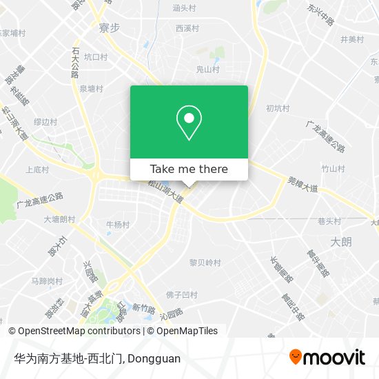 华为南方基地-西北门 map