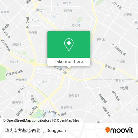华为南方基地-西北门 map