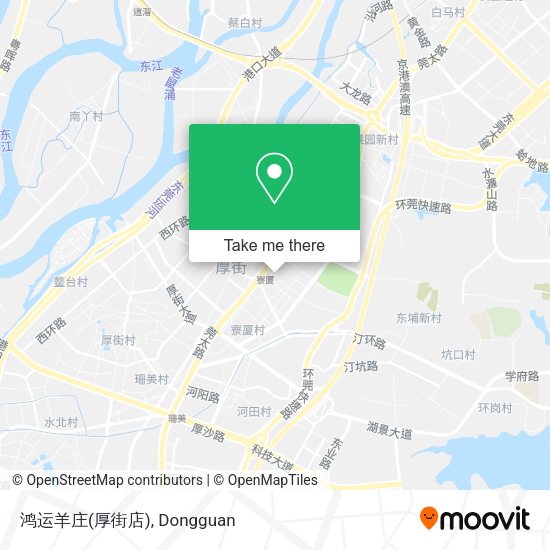 鸿运羊庄(厚街店) map
