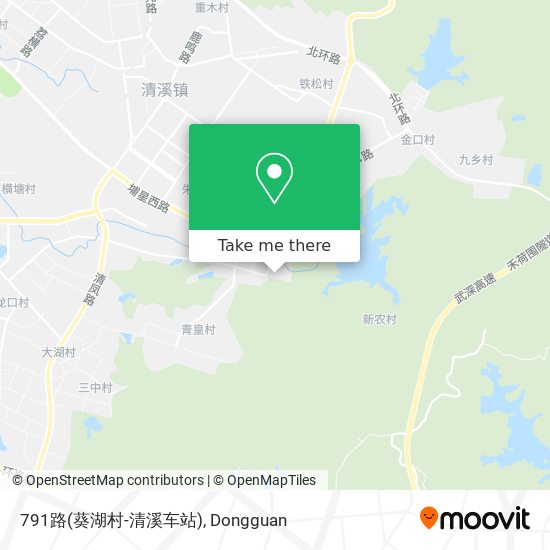 791路(葵湖村-清溪车站) map