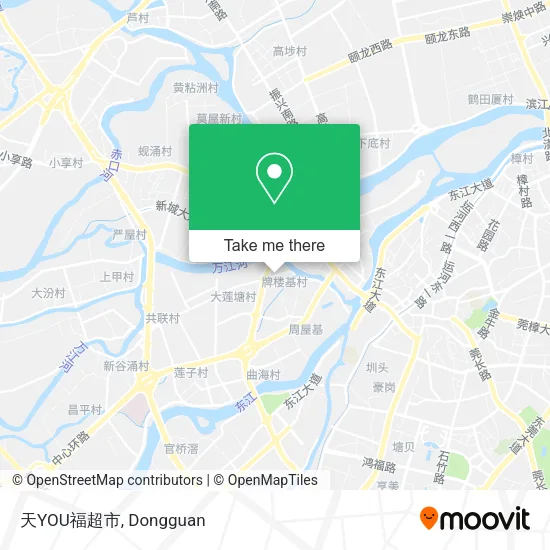 天YOU福超市 map