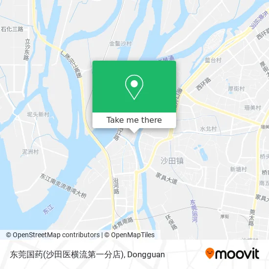 东莞国药(沙田医横流第一分店) map