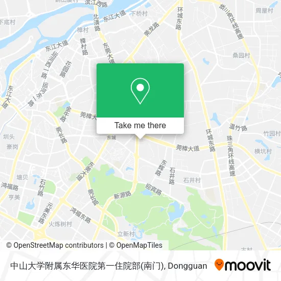 中山大学附属东华医院第一住院部(南门) map