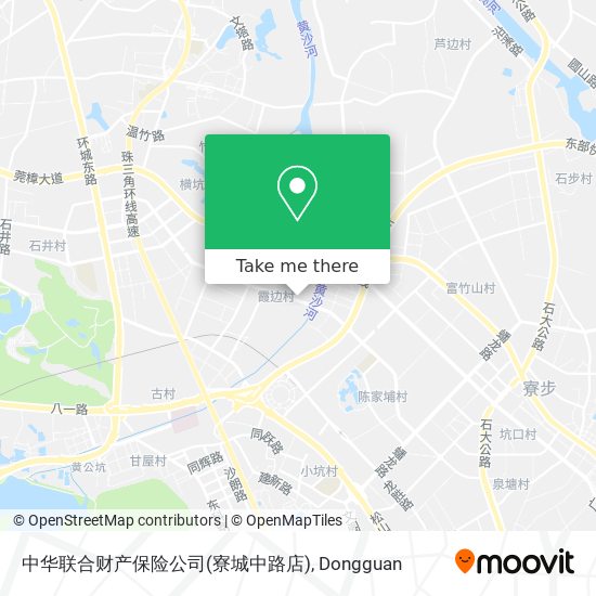 中华联合财产保险公司(寮城中路店) map