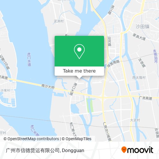 广州市信德货运有限公司 map