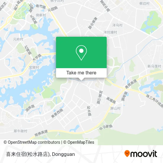 喜来住宿(松水路店) map