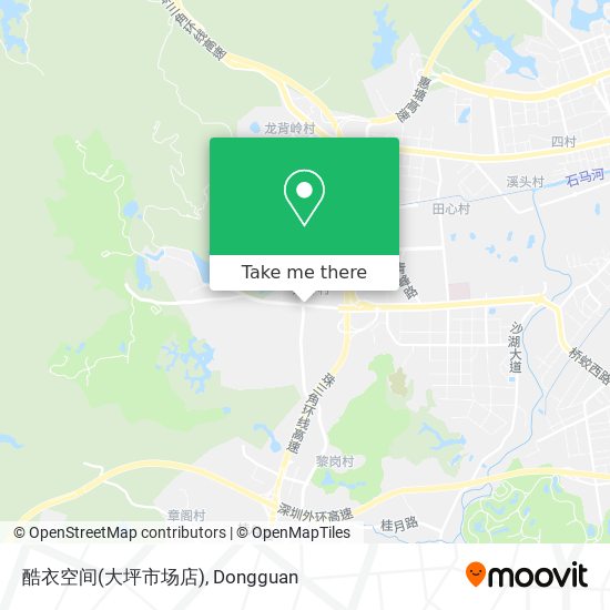 酷衣空间(大坪市场店) map