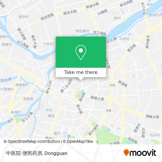 中医院-便民药房 map