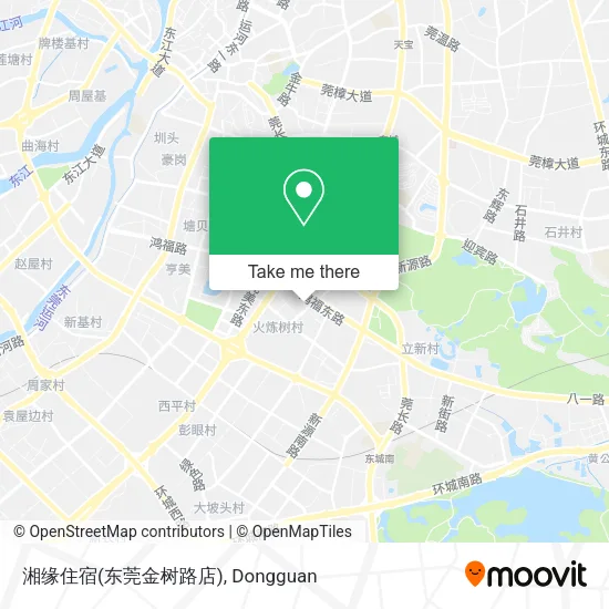 湘缘住宿(东莞金树路店) map