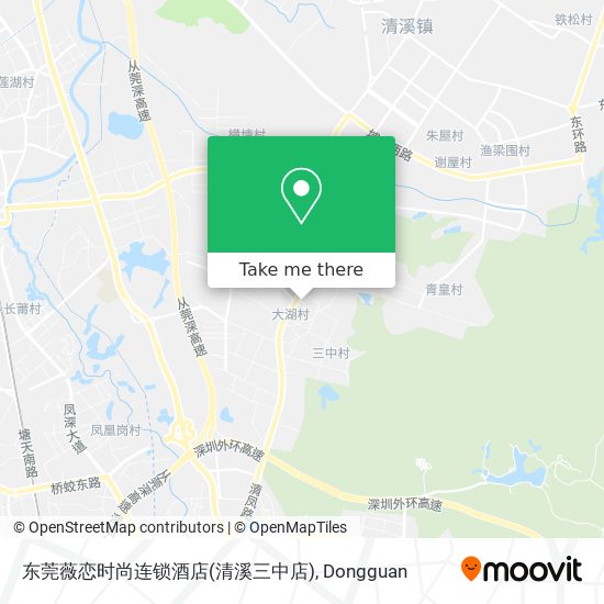 东莞薇恋时尚连锁酒店(清溪三中店) map