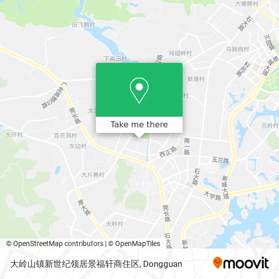 大岭山镇新世纪领居景福轩商住区 map