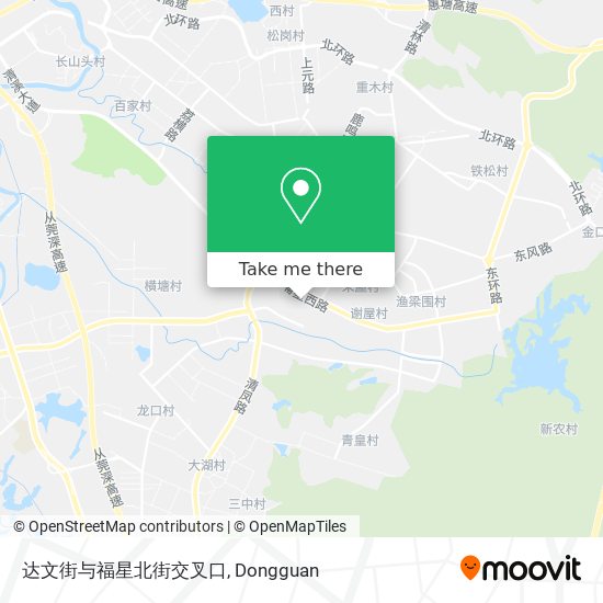 达文街与福星北街交叉口 map