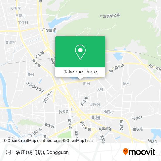 润丰农庄(虎门店) map