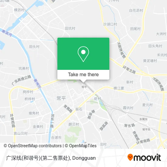 广深线(和谐号)(第二售票处) map