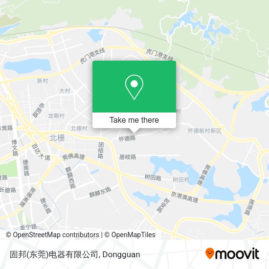固邦(东莞)电器有限公司 map