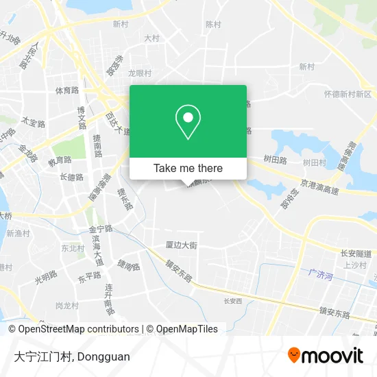 大宁江门村 map