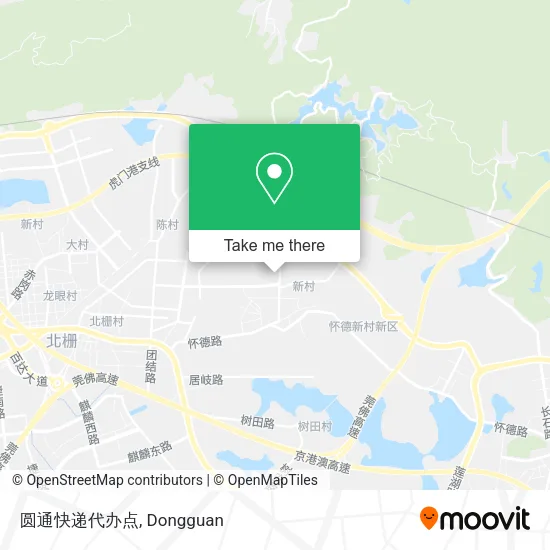 圆通快递代办点 map