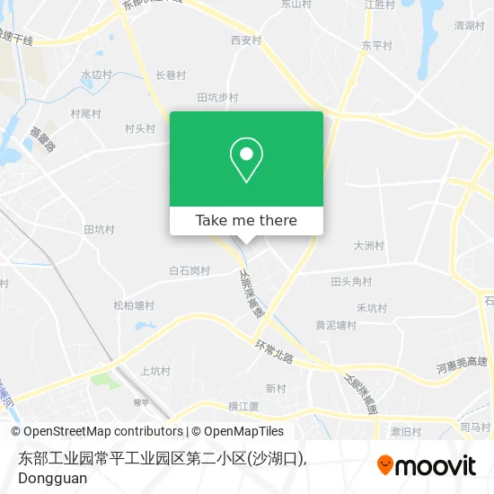 东部工业园常平工业园区第二小区(沙湖口) map