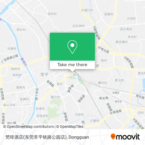 梵啡酒店(东莞常平铁路公园店) map