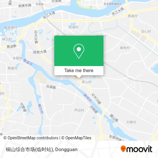 铜山综合市场(临时站) map