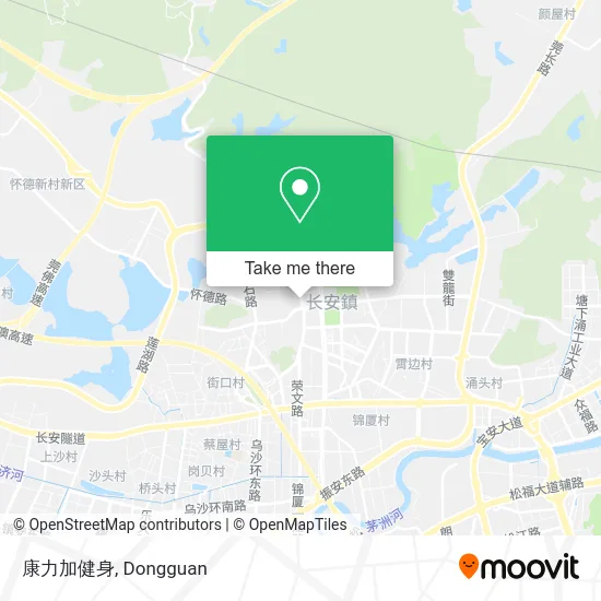 康力加健身 map