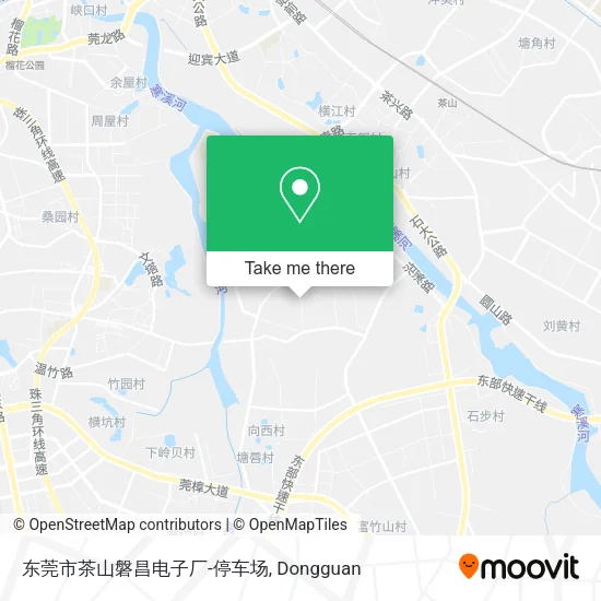 东莞市茶山磐昌电子厂-停车场 map