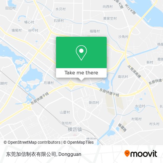 东莞加信制衣有限公司 map