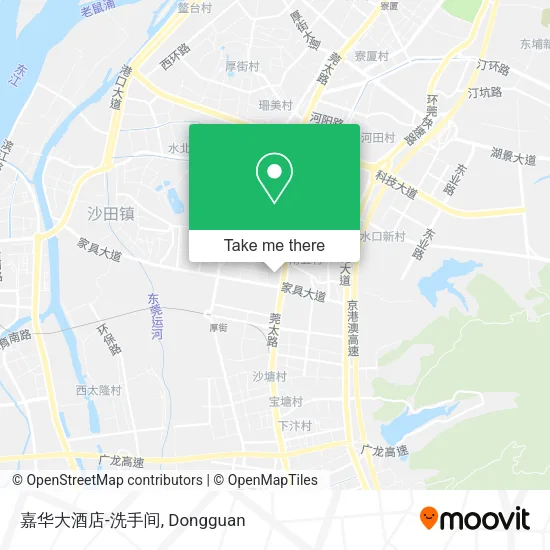 嘉华大酒店-洗手间 map