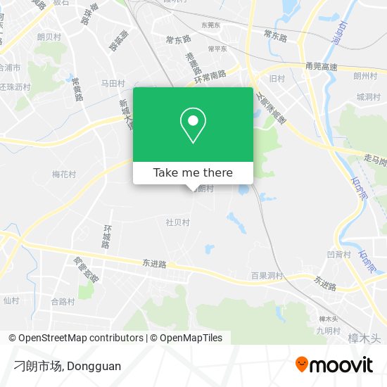 刁朗市场 map