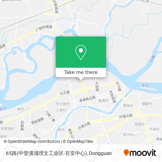 65路(中堂潢涌理文工业区-百安中心) map