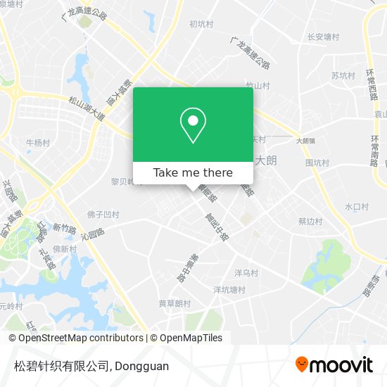 松碧针织有限公司 map