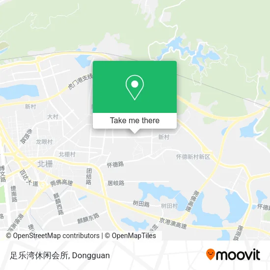 足乐湾休闲会所 map
