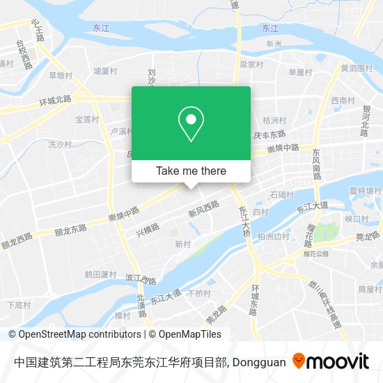 中国建筑第二工程局东莞东江华府项目部 map