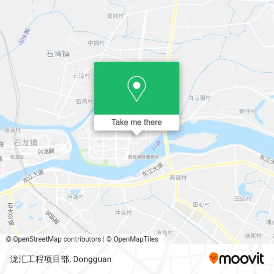 泷汇工程项目部 map